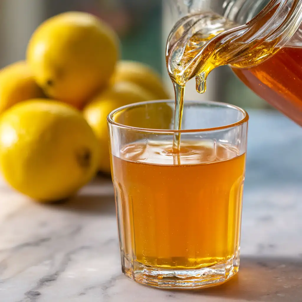 Mixing apple cider vinegar weight loss drink