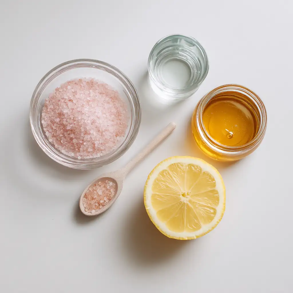 ingredients for homemade salt trick recipe