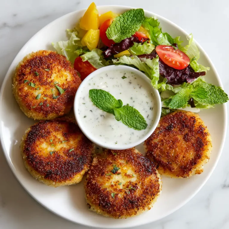 Cheese potato cutlets recipe card with ingredients and final dish