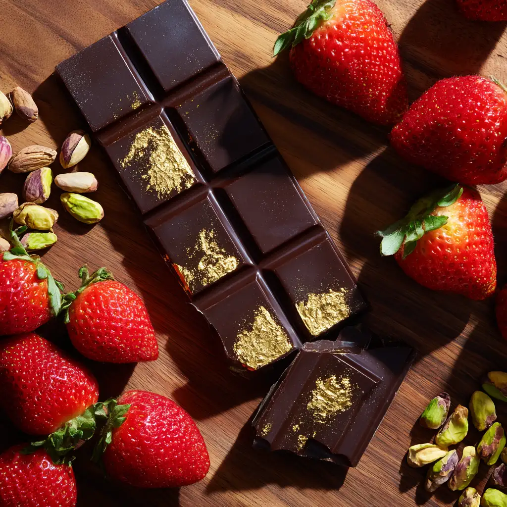 Ingredients for Dubai chocolate strawberries