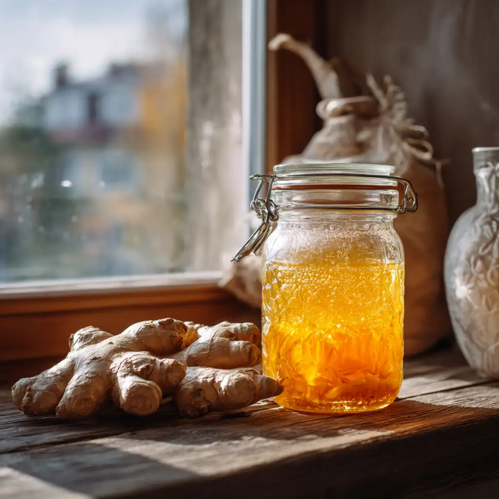 fermented soda from ginger bug