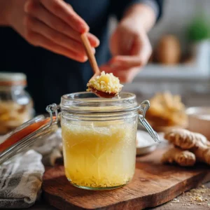 feeding ginger bug with fresh ginger