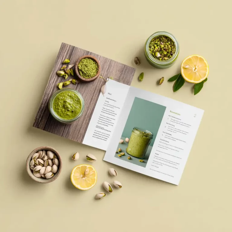 pistachio butter recipe card