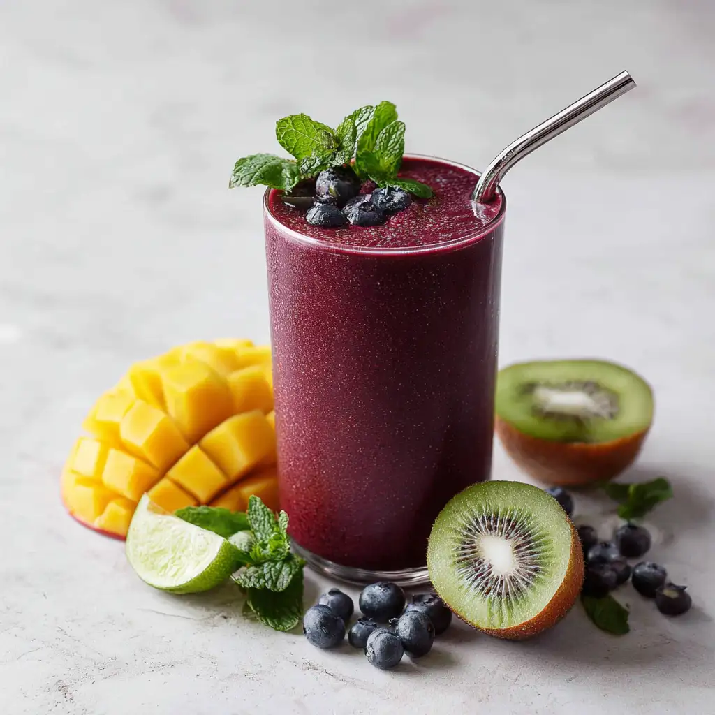 acai smoothie recipe served cold