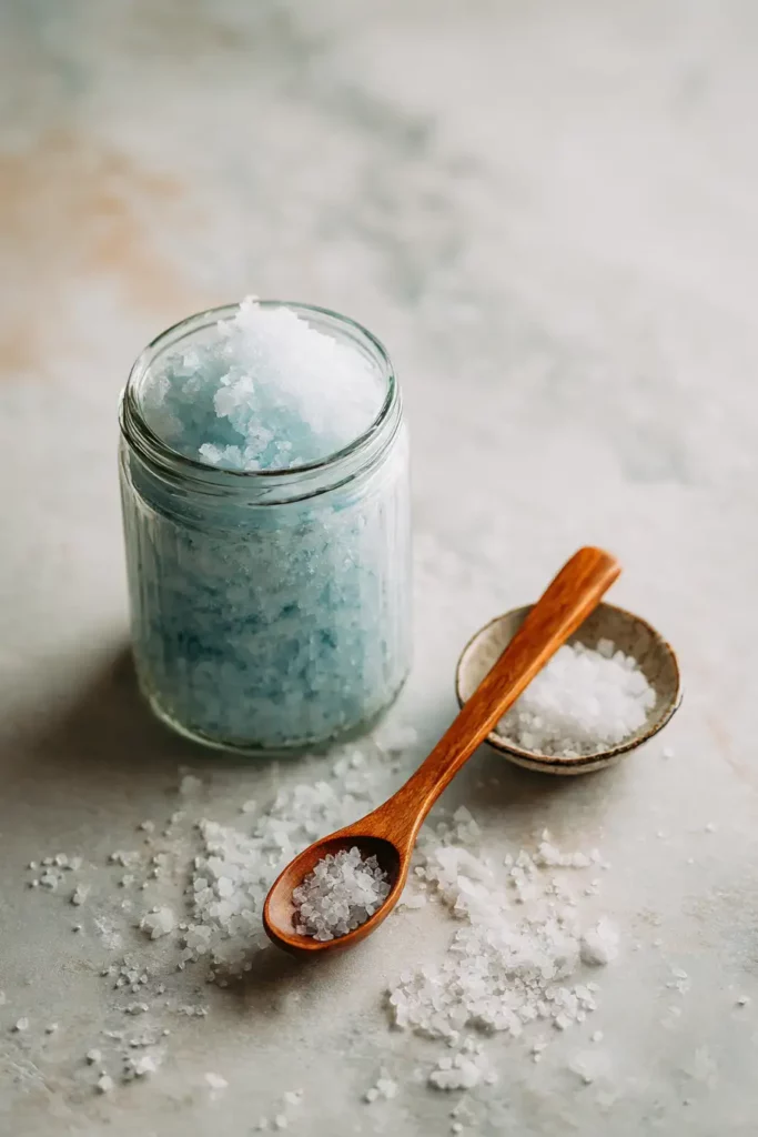 Salt water flush mixture for Master Cleanse routine